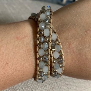 Beaded wrap bracelet
